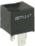 Zetter 24 Volt 80 Amp SPST 4 Terminal Continuous Duty Relay.