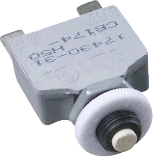 CB174 Series Manual Reset Circuit Breakers 12 volt to 32 volt.